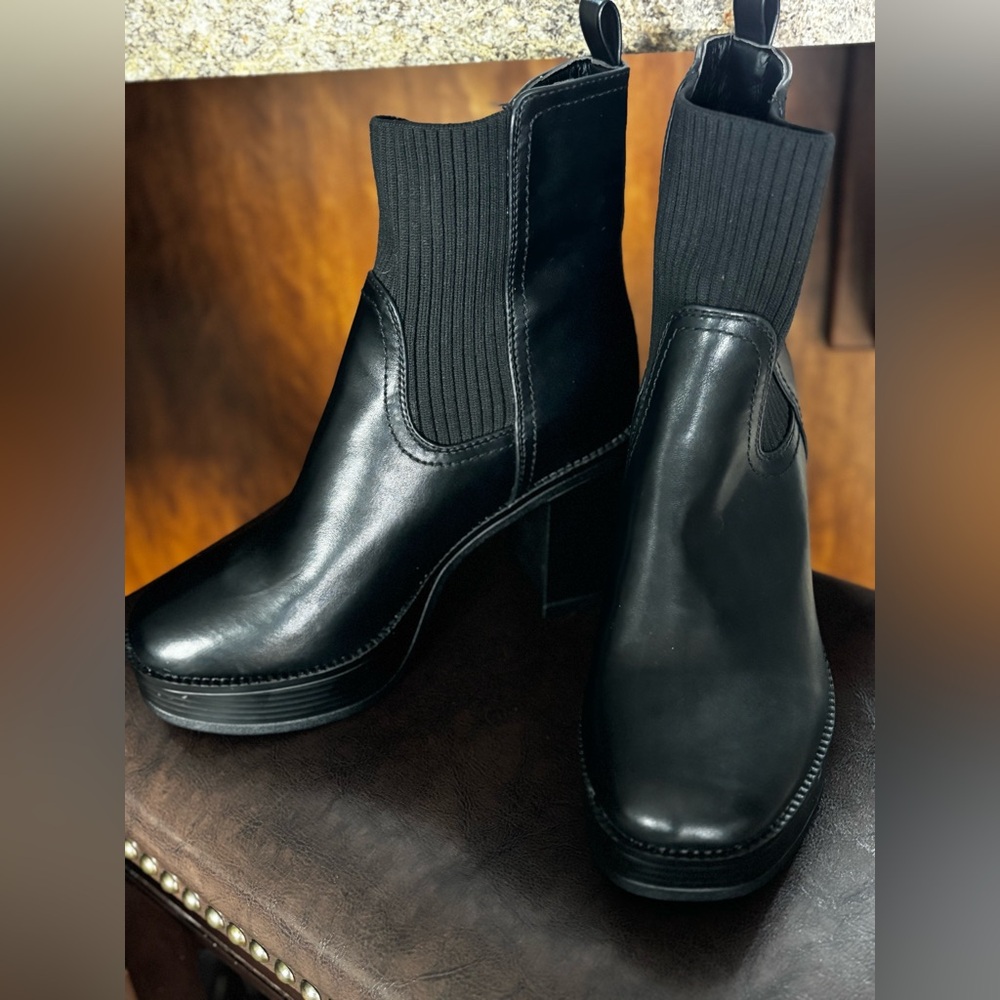 NEW! BKE Black Heeled Boots - 7.5